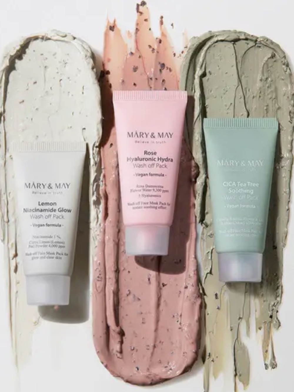 Mary&May Vegan Wash Off Mask Mini Gift Set - Picture 5 of 13